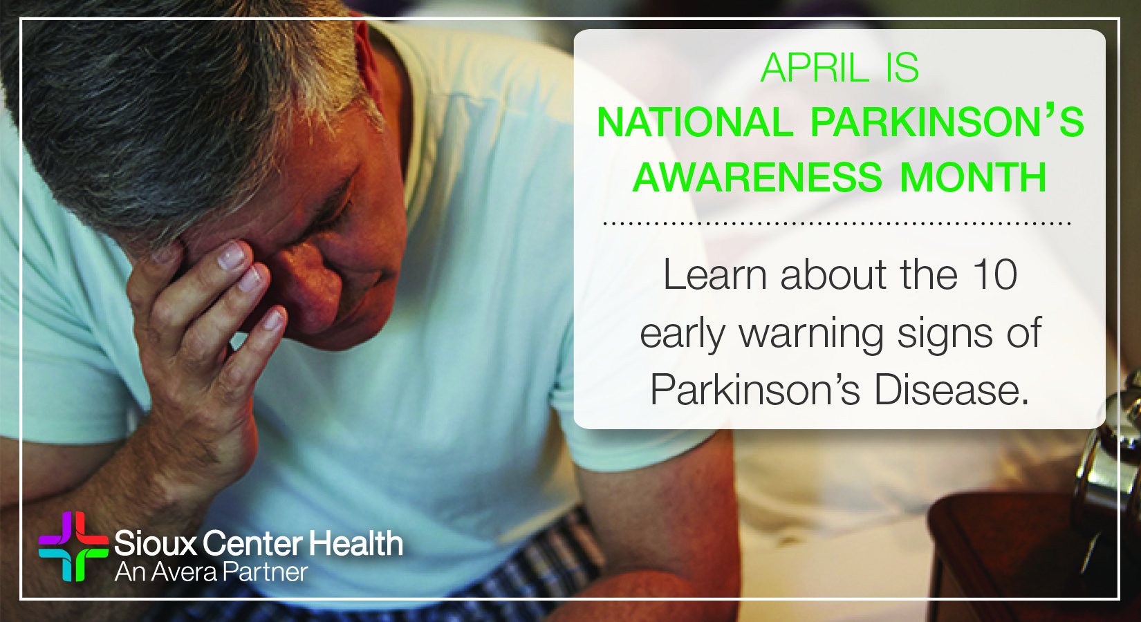 10 Early Warning Signs of Parkinson