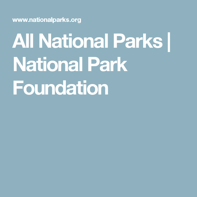 All National Parks