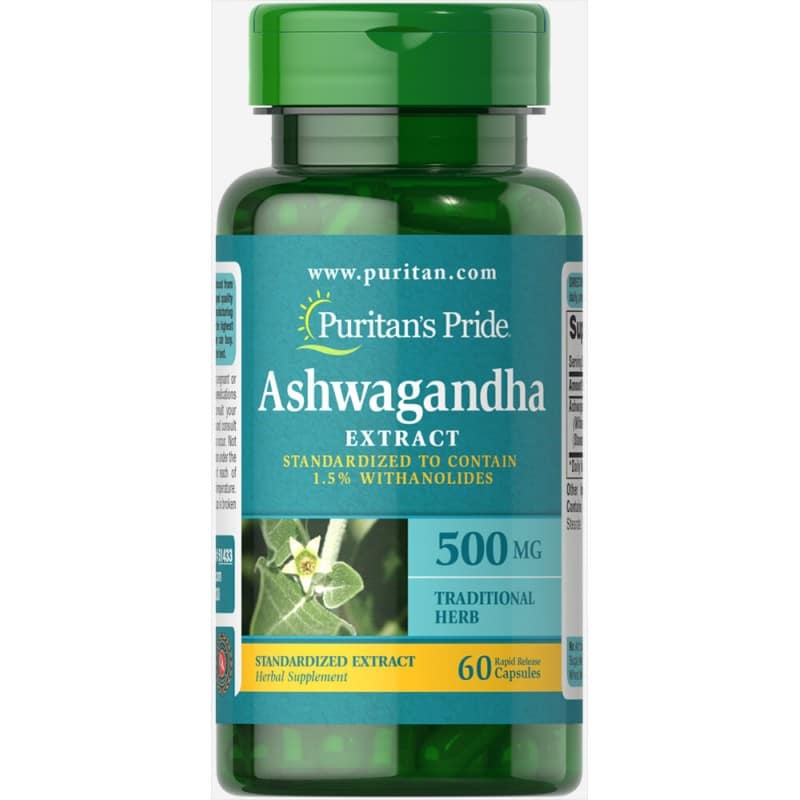 Ashwagandha Standardized Extract 500 mg