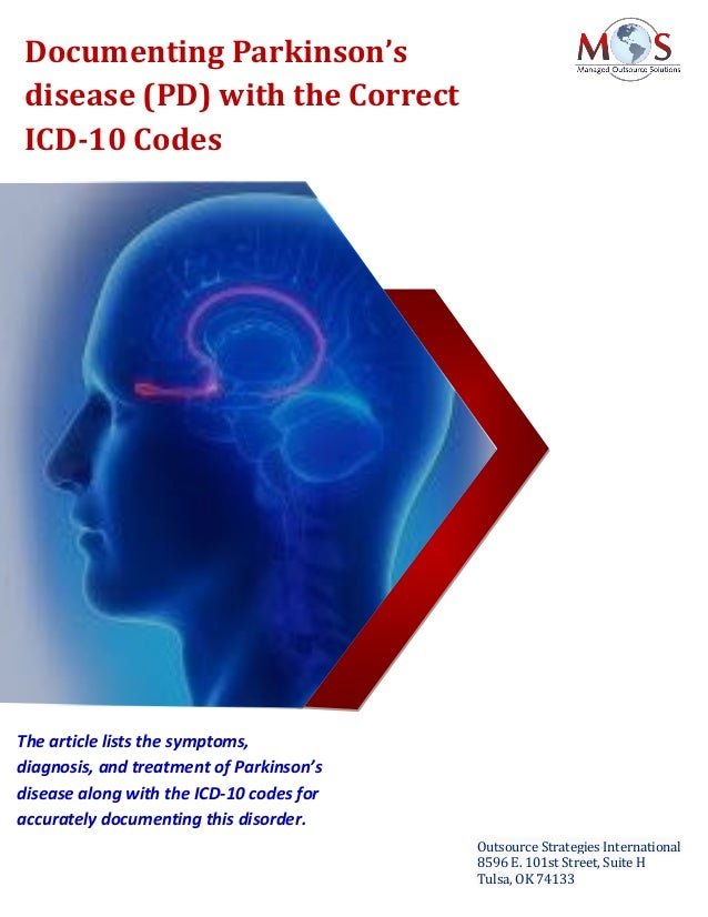 Documenting Parkinsons Disease (PD) with the Correct ICD