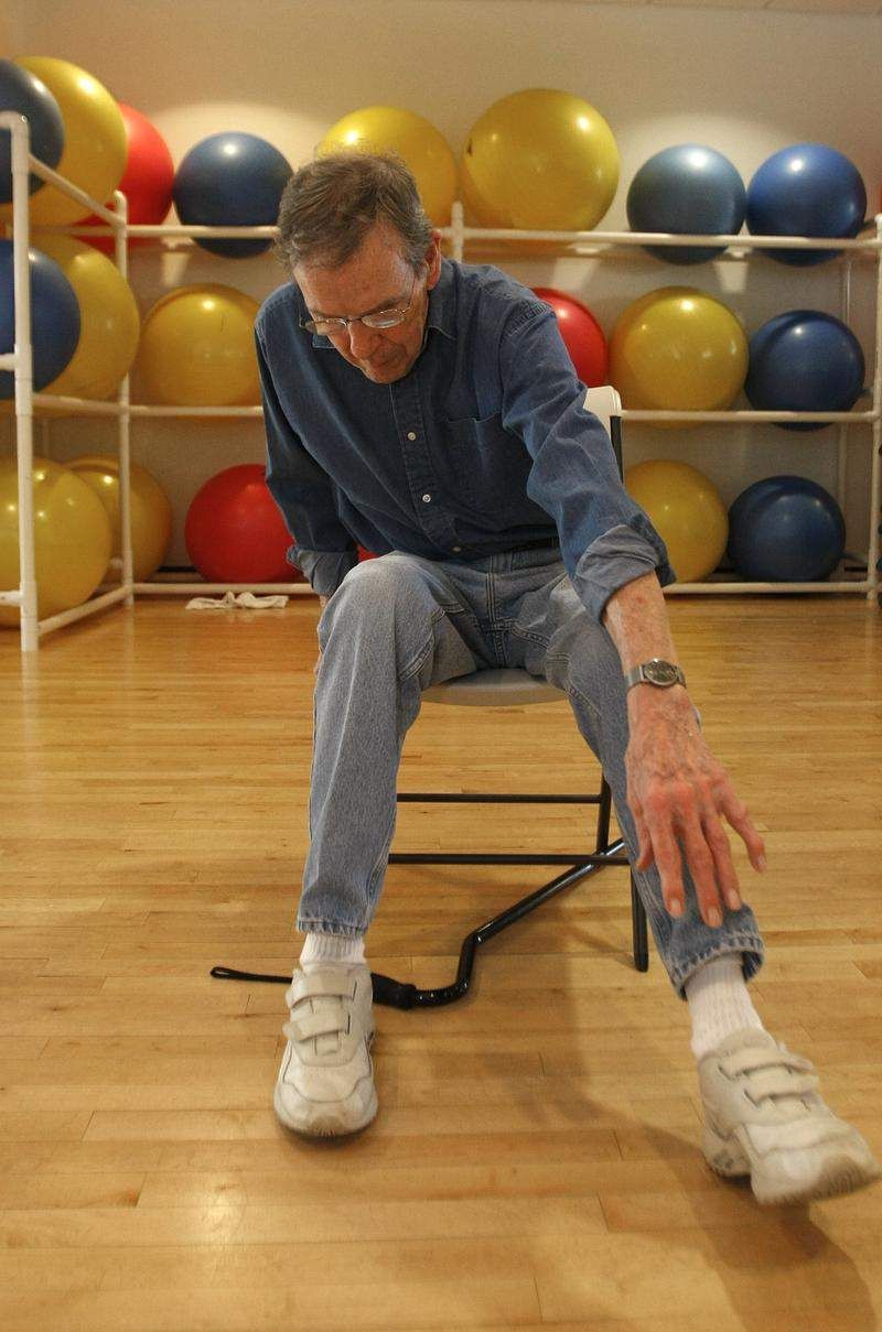 Exercise class helps slow Parkinson