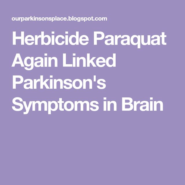 Herbicide Paraquat Again Linked Parkinson