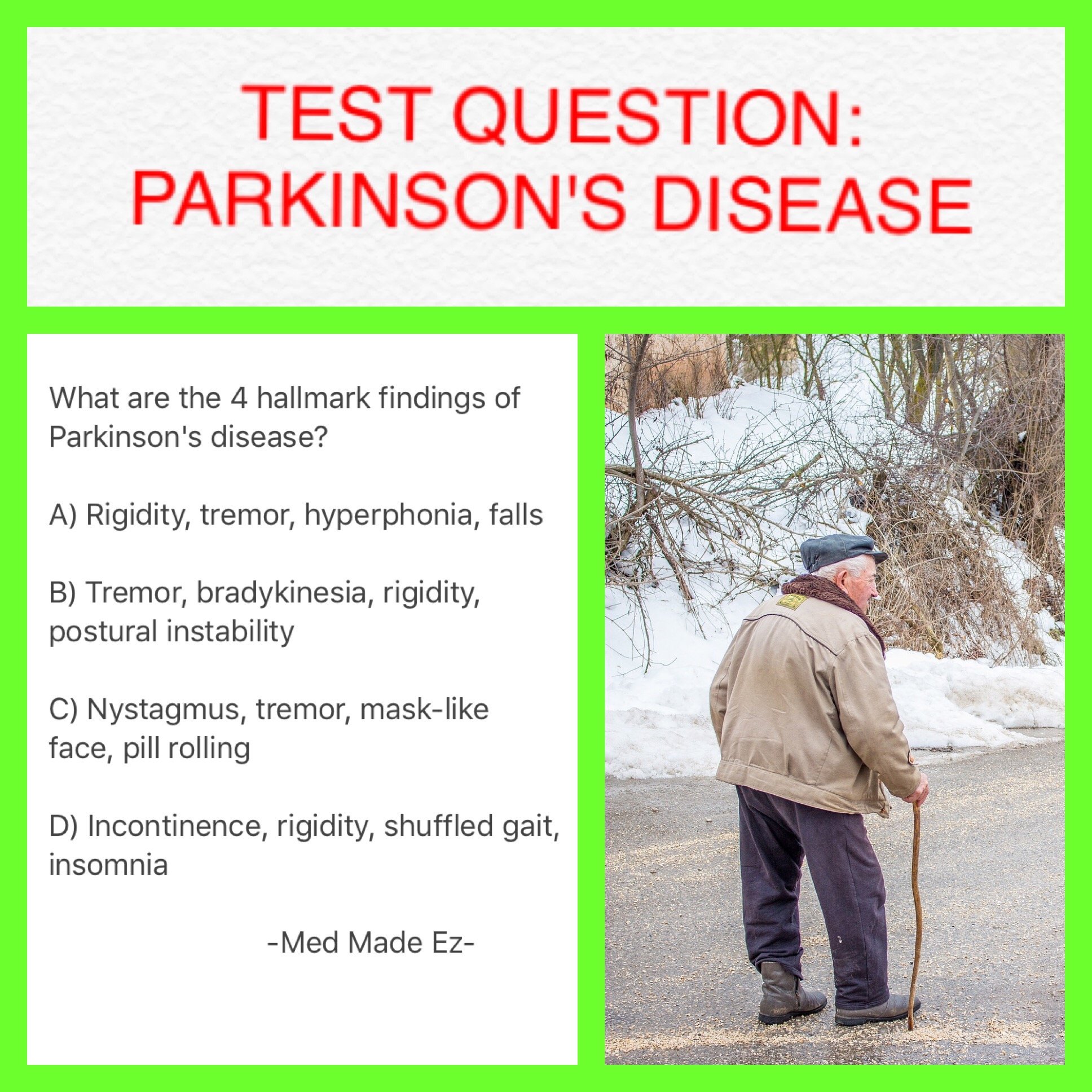 How Do You Test For Parkinson