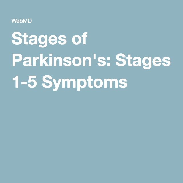 How Parkinson’s Disease Progresses
