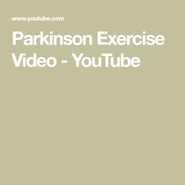 Pin on Parkinsons workout