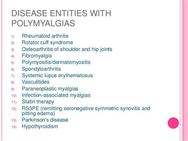 Polymyalgia rheumatica and giant cell arteiritis