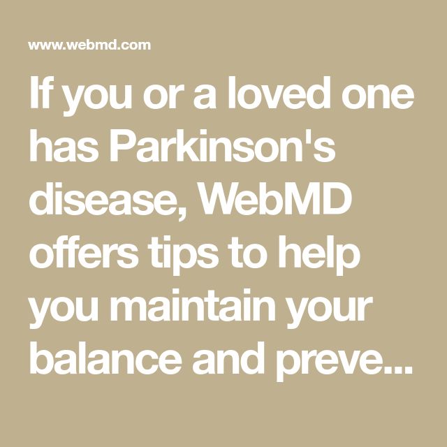 Prevent Falls And Maintain Balance With Parkinson