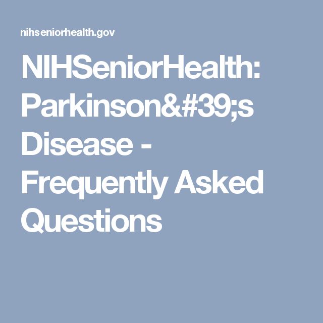 Questions To Ask About Parkinson