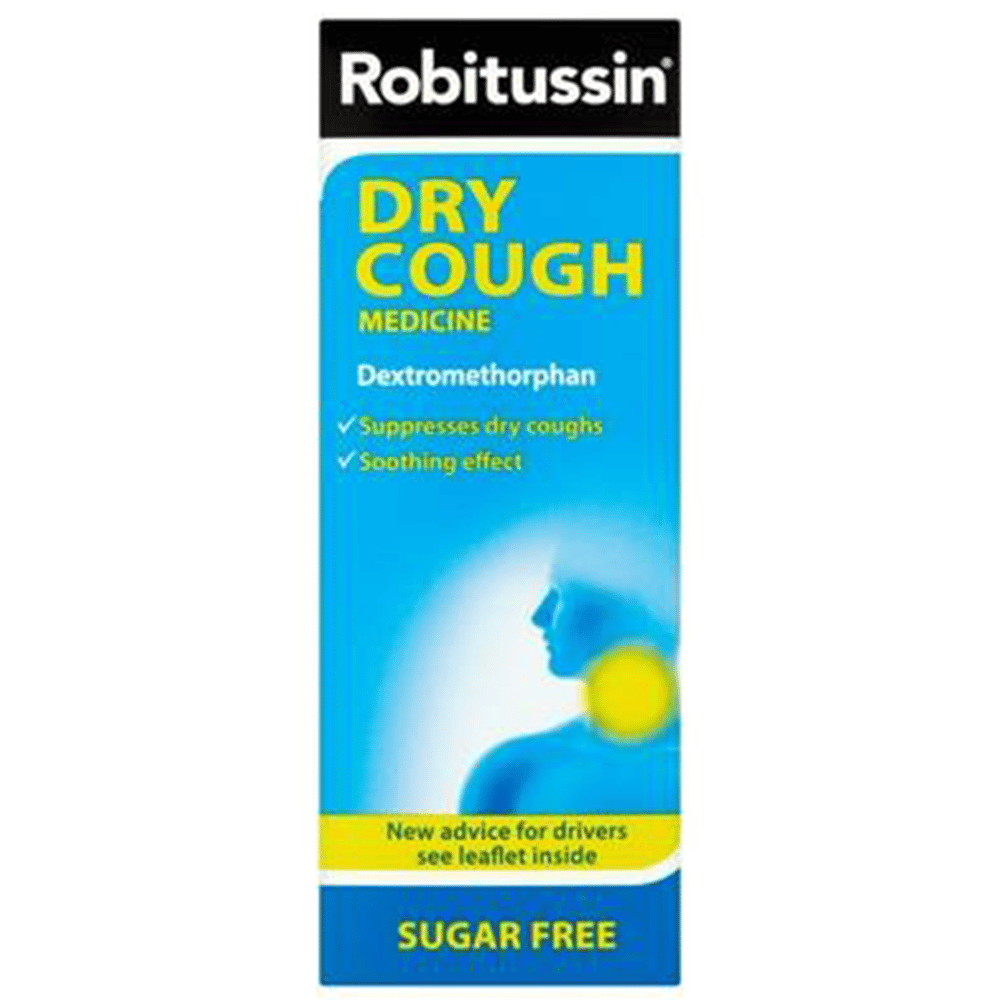 Robitussin Dry Cough Syrup 100ml  Precious Pharmacy