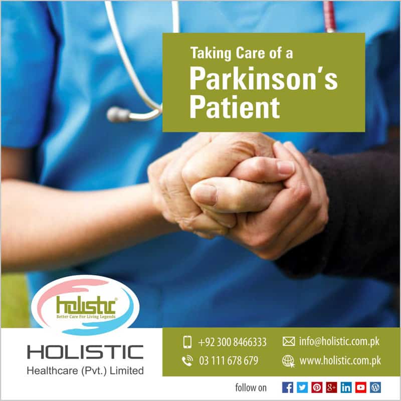 take care of patient Parkinson