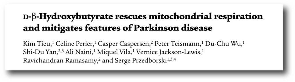 The Kiwi Ketogenic study  The Science of Parkinson