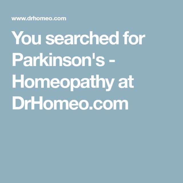 You searched for Parkinson
